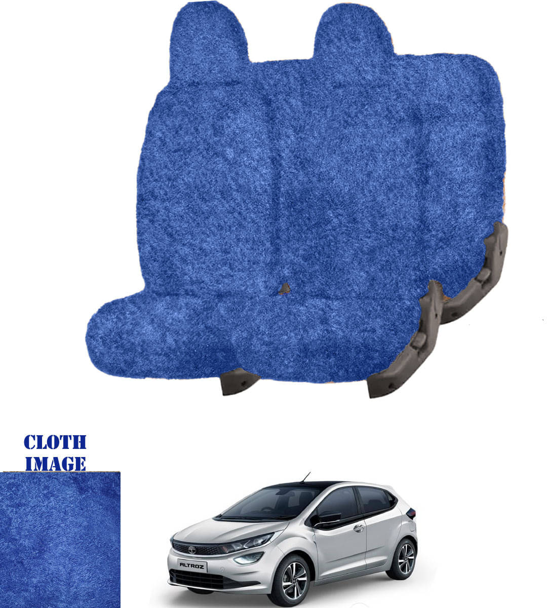 Tata Altroz Blue 5 Seater Car Seat Cover Tata Altroz Blue 5 Seater Car Seat Cover