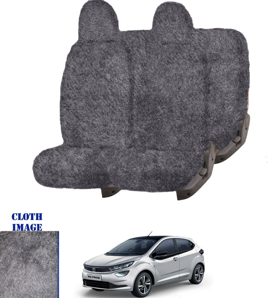 Tata Altroz Grey 5 Seater Car Seat Cover Tata Altroz Grey 5 Seater Car Seat Cover