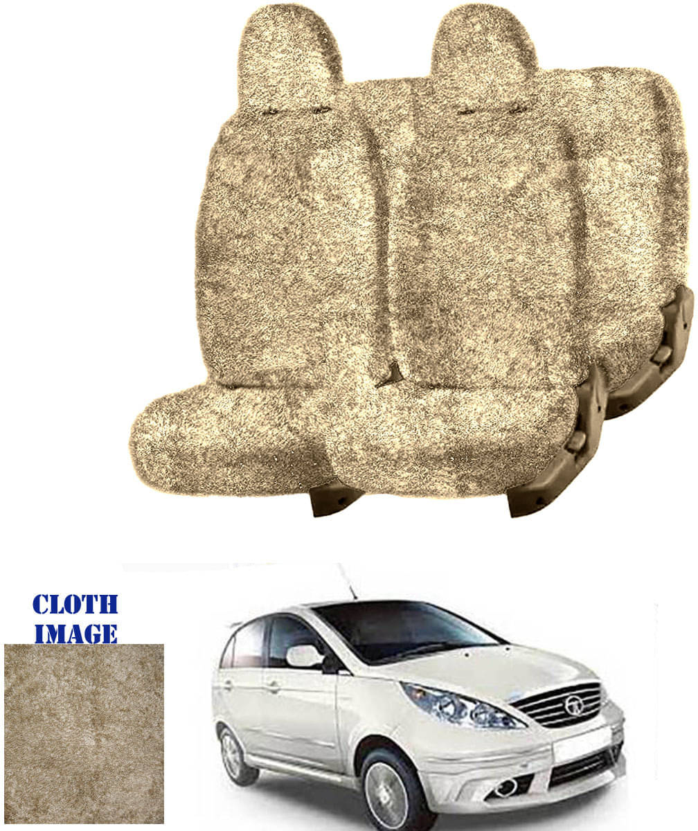     			Tata Indica Beige 5 Seater Car Seat Cover