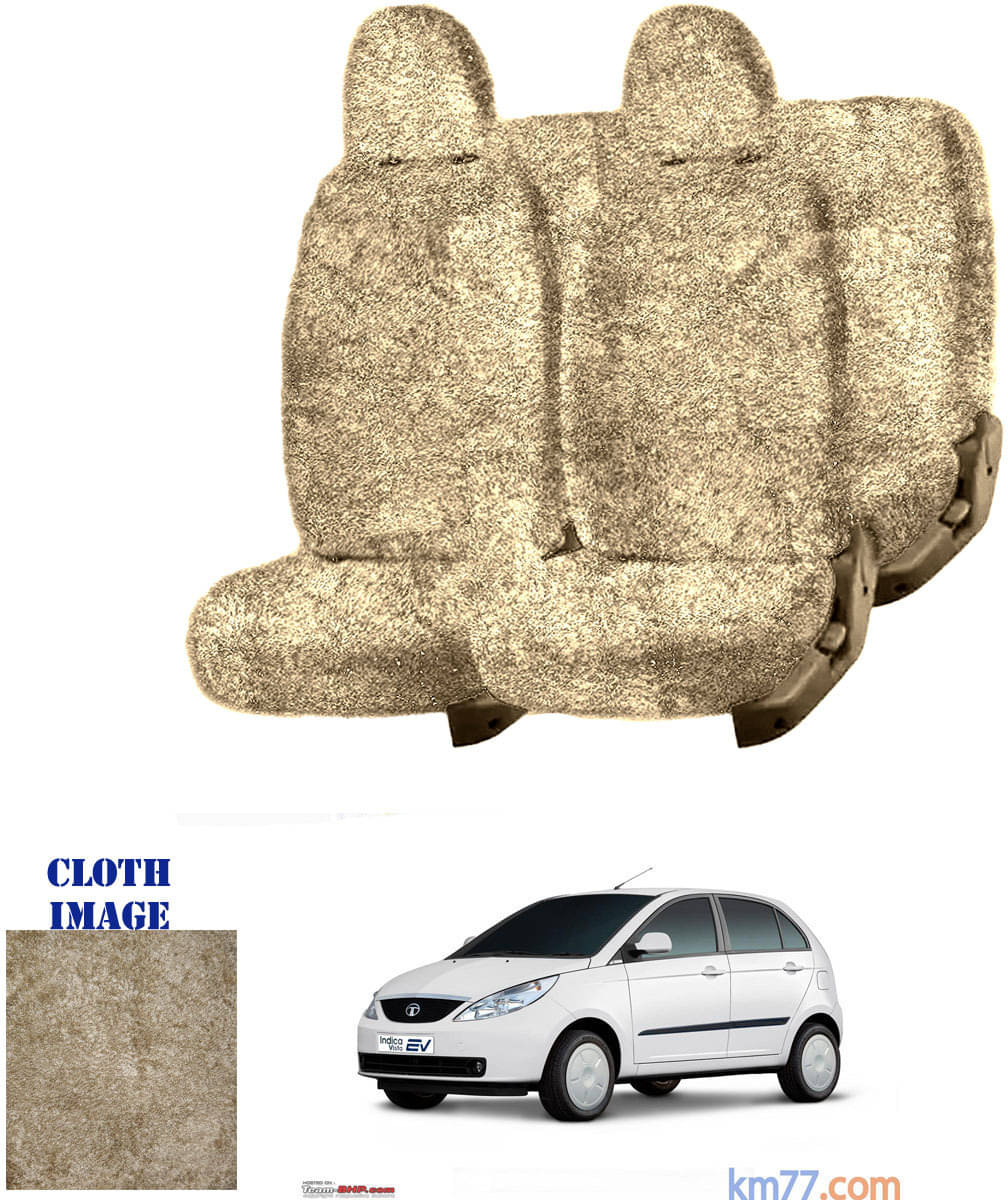 Tata Indica Vista Beige 5 Seater Car Seat Cover Tata Indica Vista Beige 5 Seater Car Seat Cover