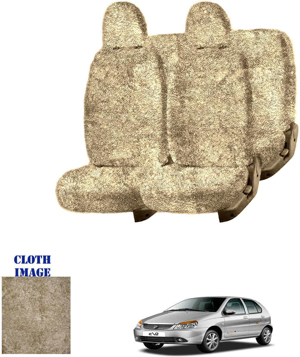 Tata Indica eV2 Beige 5 Seater Car Seat Cover     			Tata Indica eV2 Beige 5 Seater Car Seat Cover