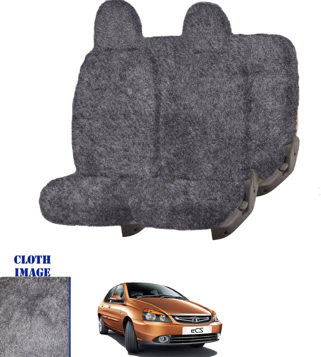 Tata Indigo CS Grey 5 Seater Car Seat Cover Tata Indigo CS Grey 5 Seater Car Seat Cover