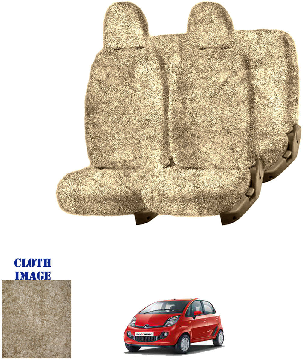Tata Nano Genx Beige 5 Seater Car Seat Cover Tata Nano Genx Beige 5 Seater Car Seat Cover