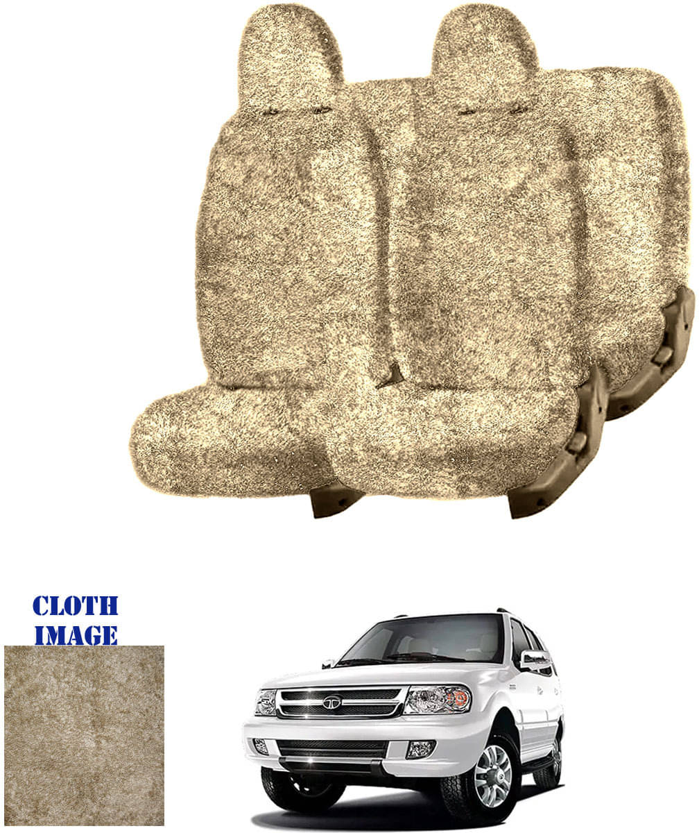 Tata Safari Dicor 8S Beige 8 Seater Car Seat Cover Tata Safari Dicor 8S Beige 8 Seater Car Seat Cover