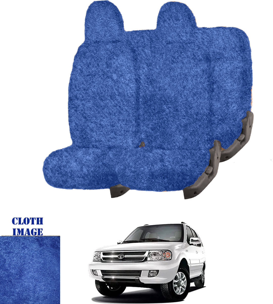    			Tata Safari Dicor 8S Blue 8 Seater Car Seat Cover