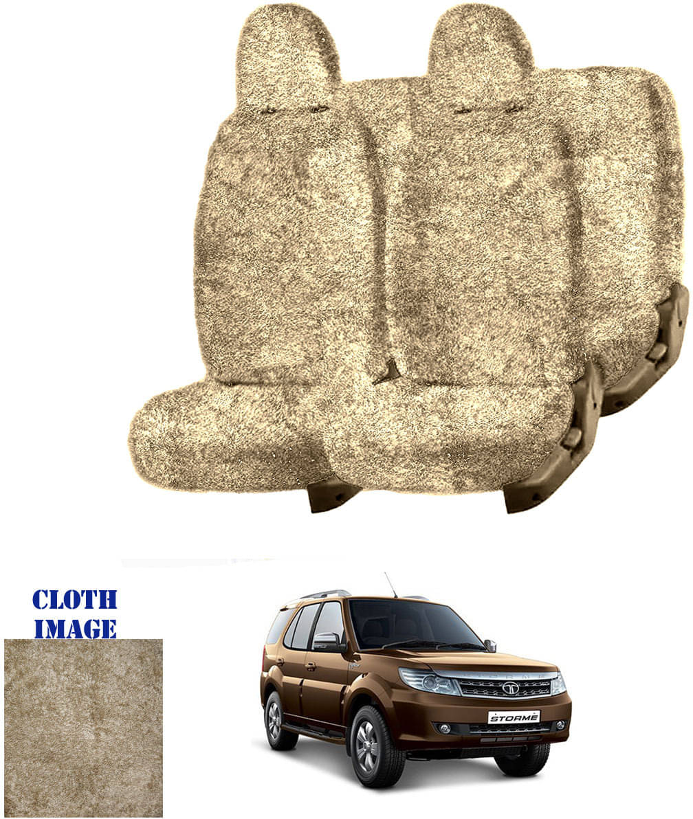 Tata Safari Storme Beige 7 Seater Car Seat Cover     			Tata Safari Storme Beige 7 Seater Car Seat Cover