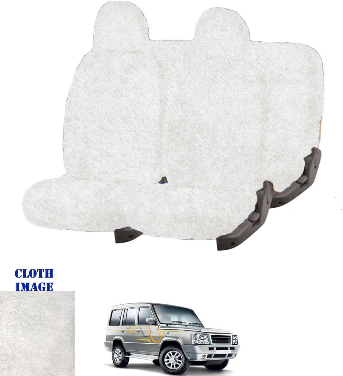 Tata Victa White 5 Seater Car Seat Cover Tata Victa White 5 Seater Car Seat Cover