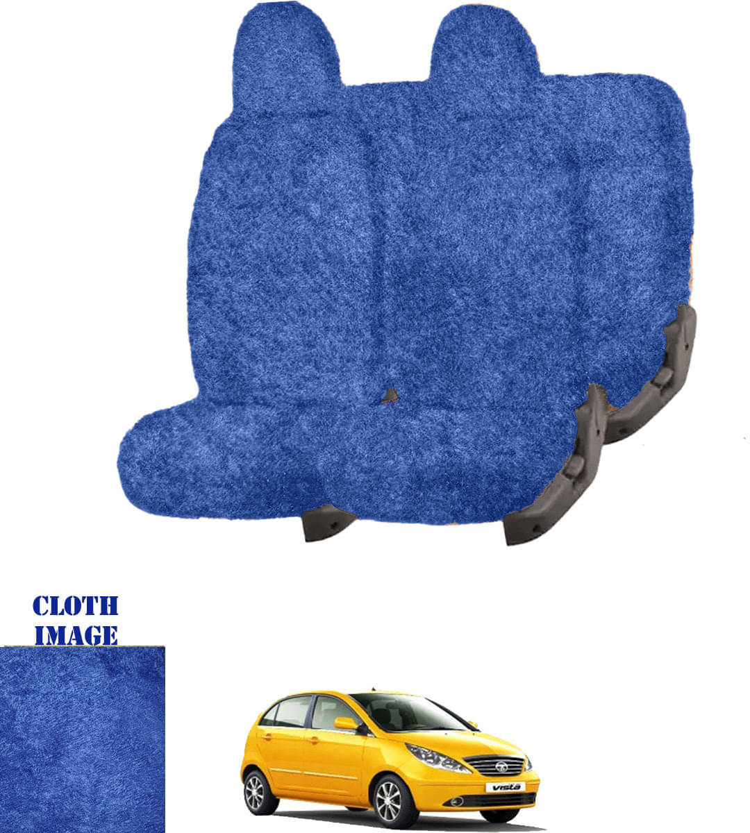     			Tata Vista Tech Blue 5 Seater Car Seat Cover