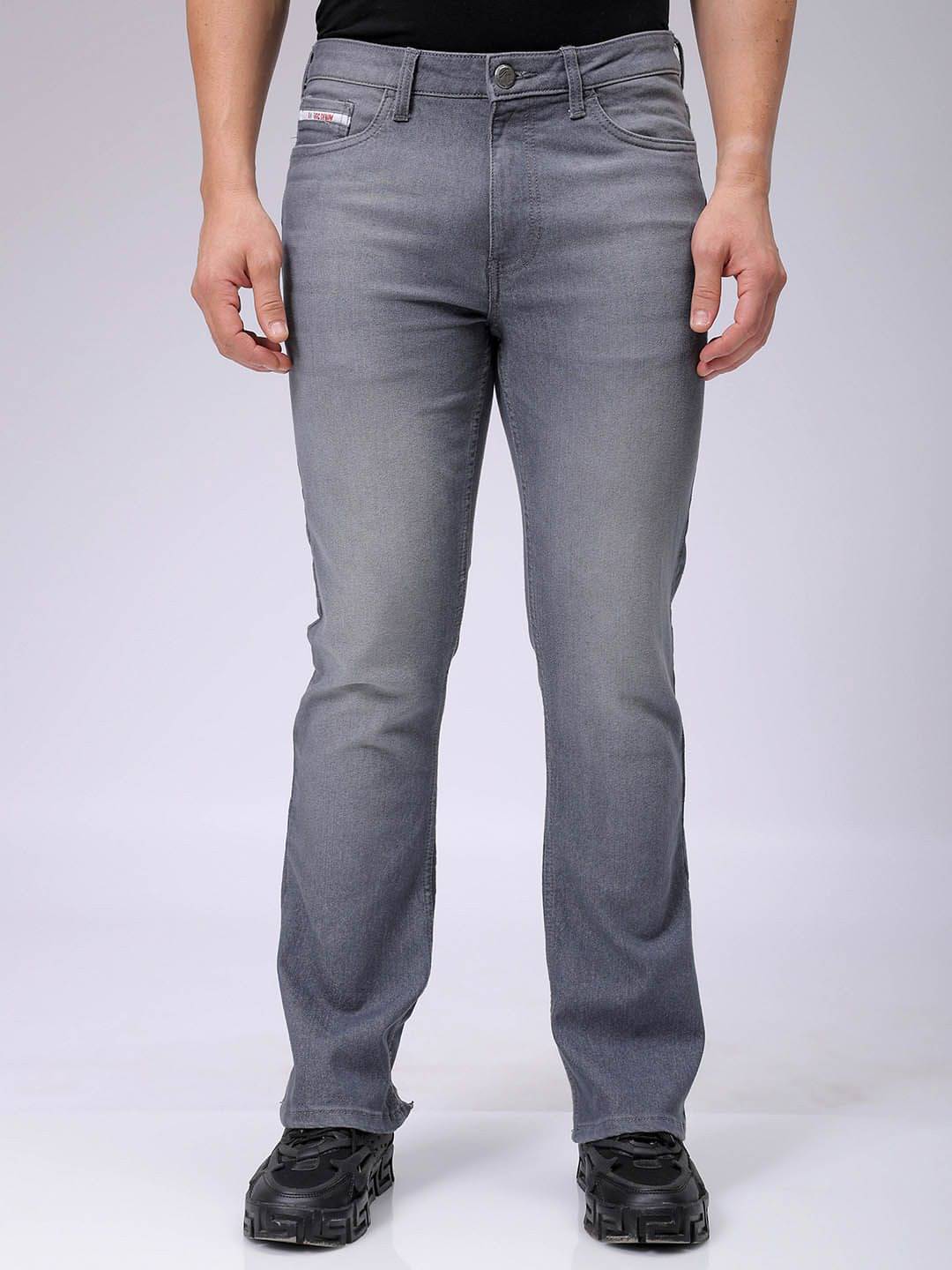 The Indian Garage Co. Slim Fit Basic Men's Jeans - Grey ( Pack of 1 )     			The Indian Garage Co. Slim Fit Basic Men's Jeans - Grey ( Pack of 1 )