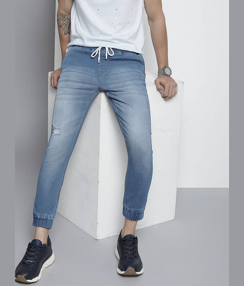 The Indian Garage Co. Slim Fit Solid Men's Jeans - Blue ( Pack of 1 ) - Jeans | Buy online on ZillyBuy