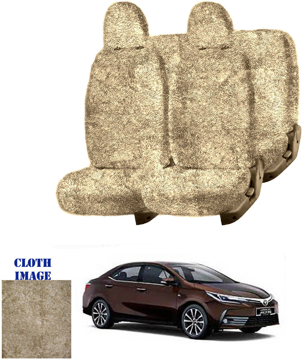 Toyota Corolla Beige 5 Seater Car Seat Cover
