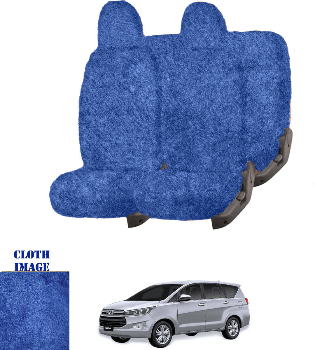 Toyota Innova 7S Blue 7 Seater Car Seat Cover Toyota Innova 7S Blue 7 Seater Car Seat Cover