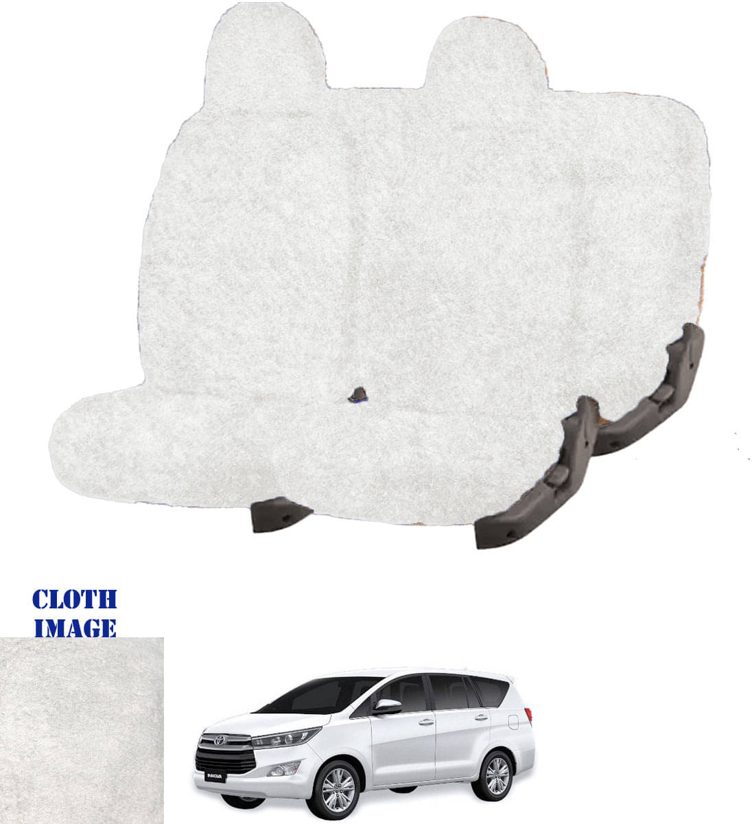     			Toyota Innova 8S White 8 Seater Car Seat Cover