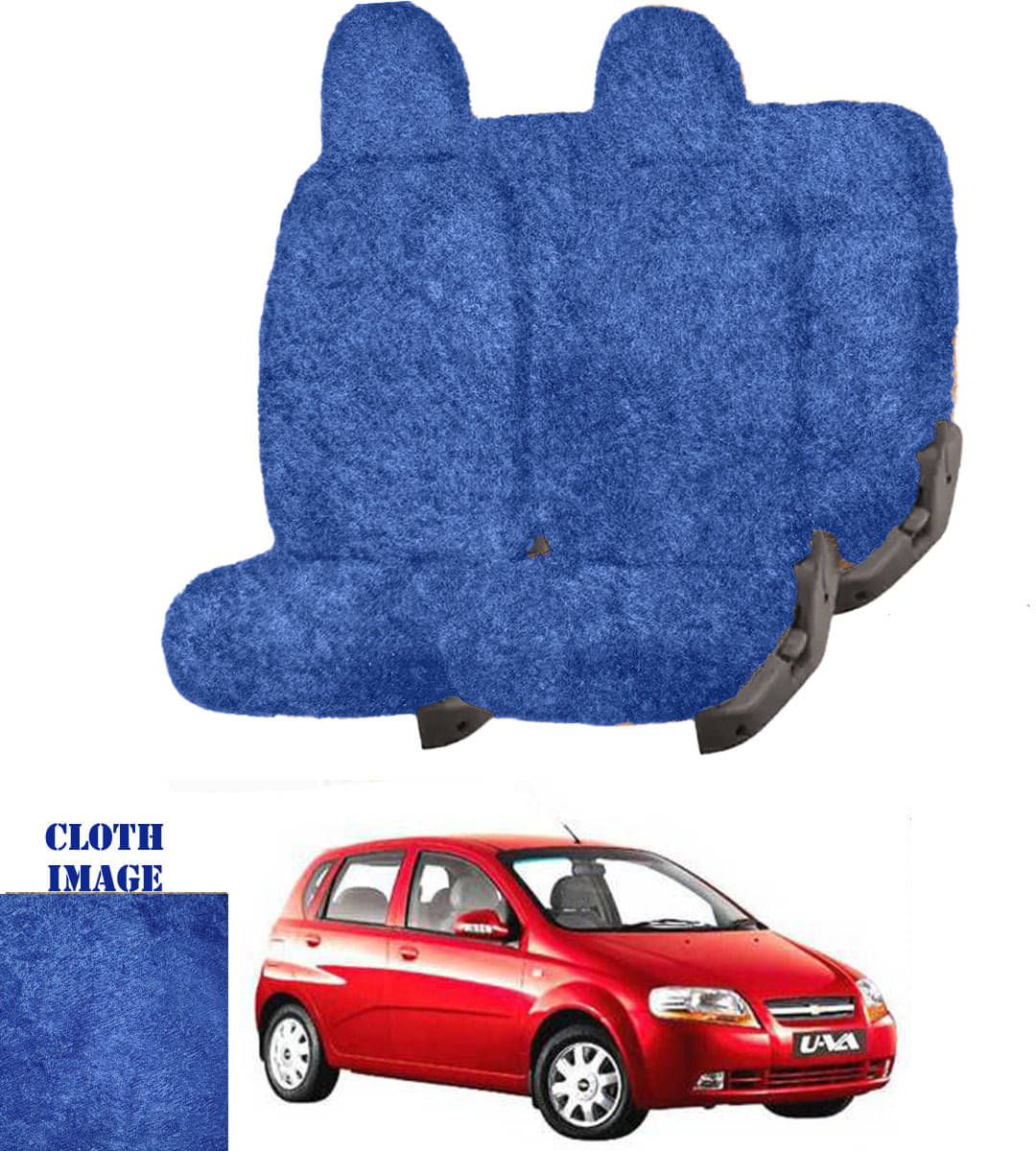     			Toyota Urban Cruiser Blue 5 Seater Car Seat Cover