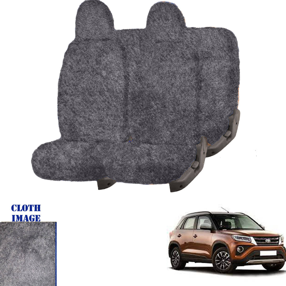 Toyota Urban Cruiser Grey 5 Seater Car Seat Cover Toyota Urban Cruiser Grey 5 Seater Car Seat Cover