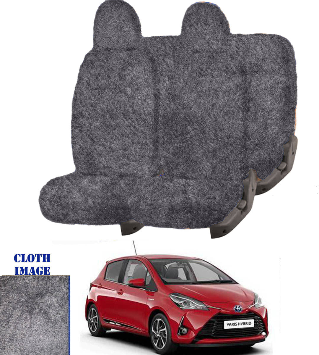 Toyota Yaris Grey 5 Seater Car Seat Cover Toyota Yaris Grey 5 Seater Car Seat Cover
