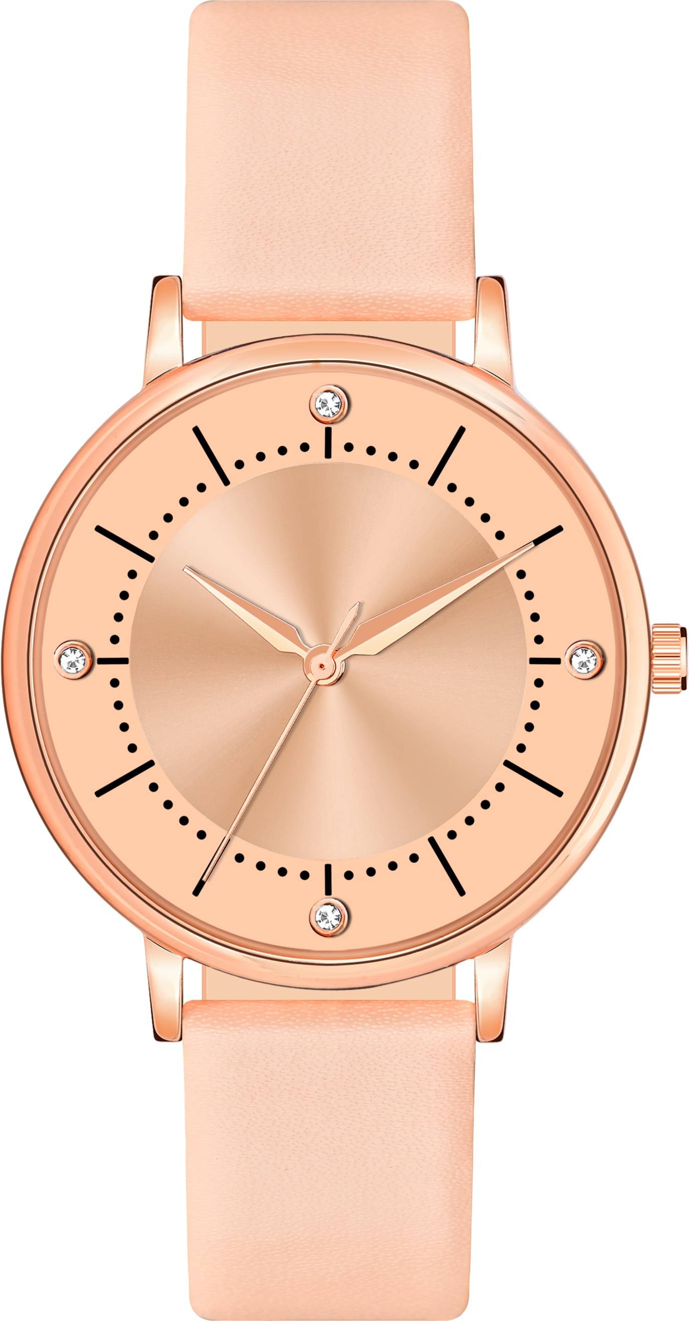     			Trex Beige PU Analog Men's Watch