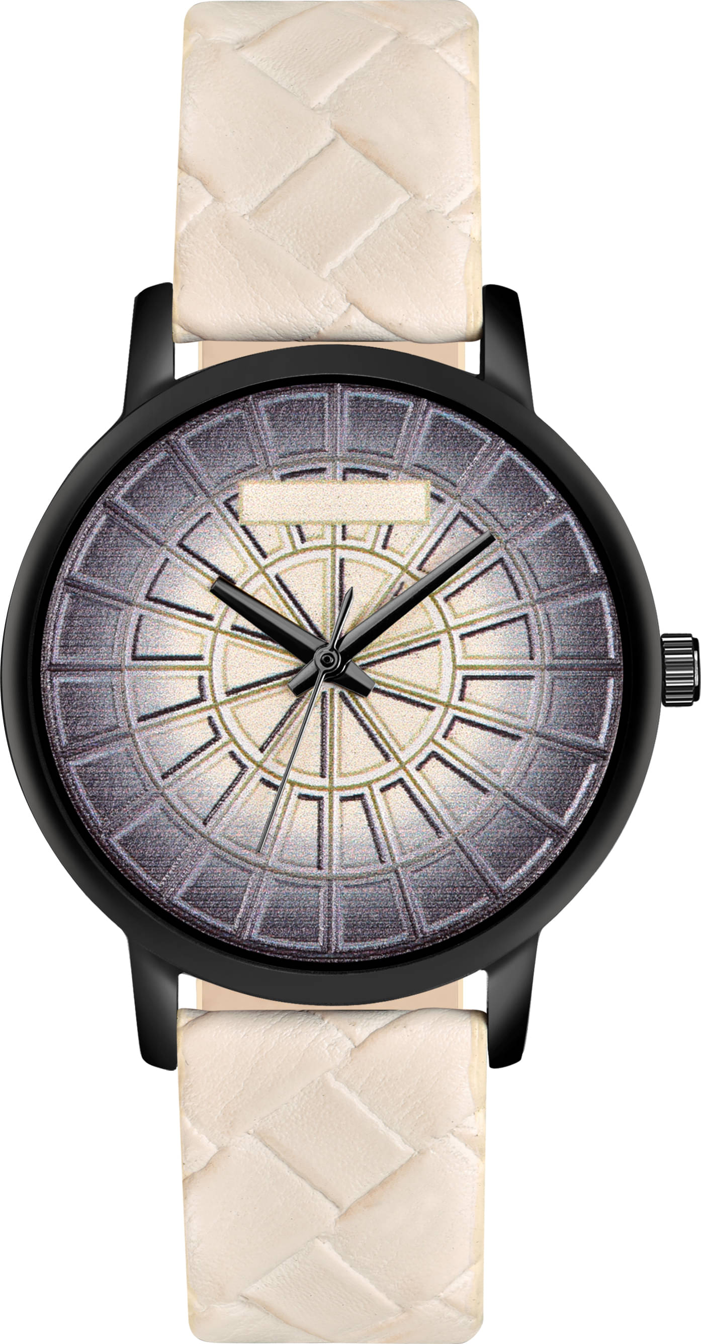     			Trex Beige PU Analog Womens Watch