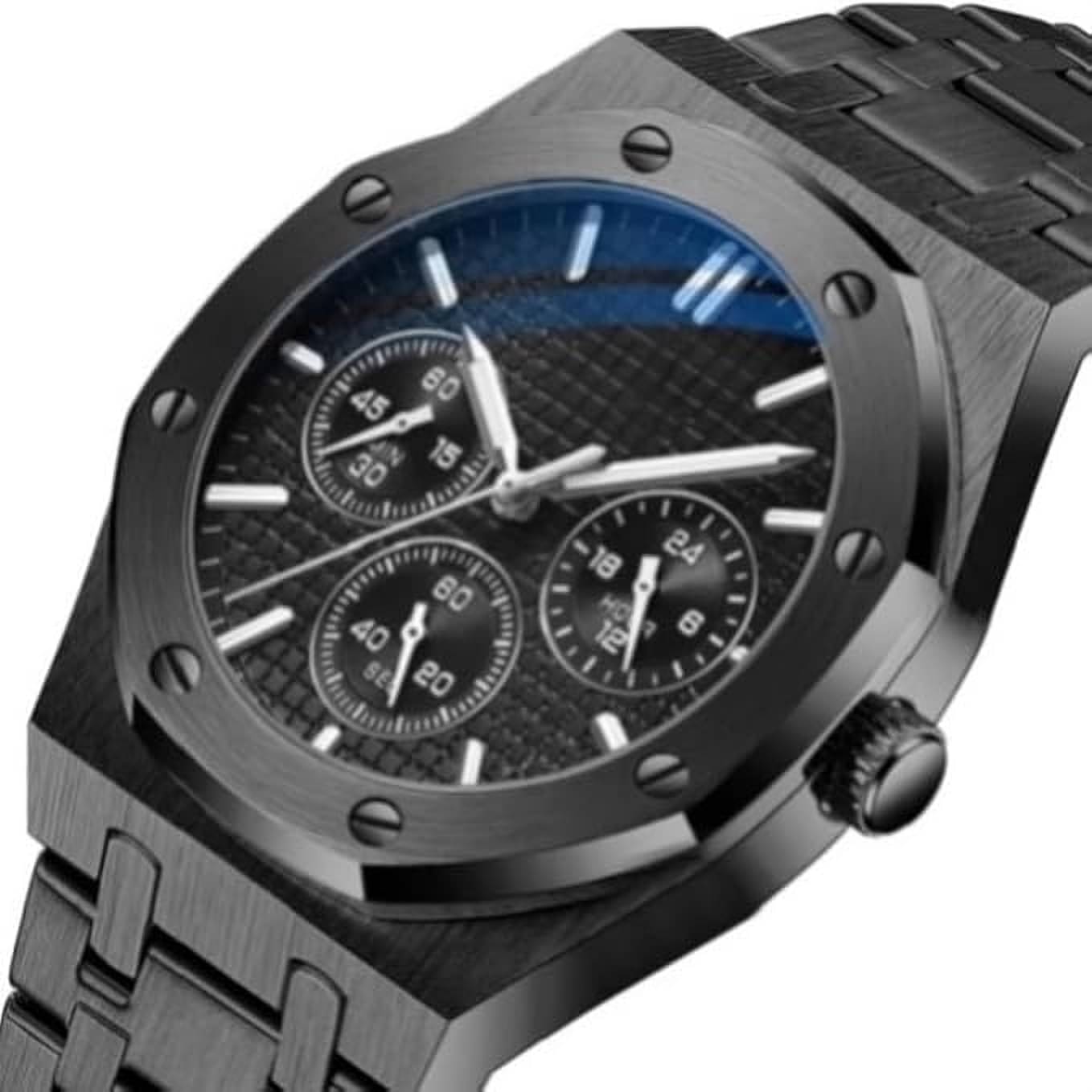     			Trex Black Fabric Analog Men's Watch