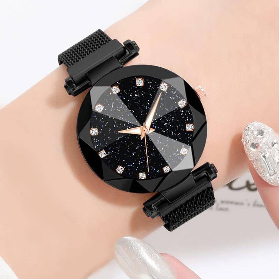     			Trex Black Metal Analog Womens Watch
