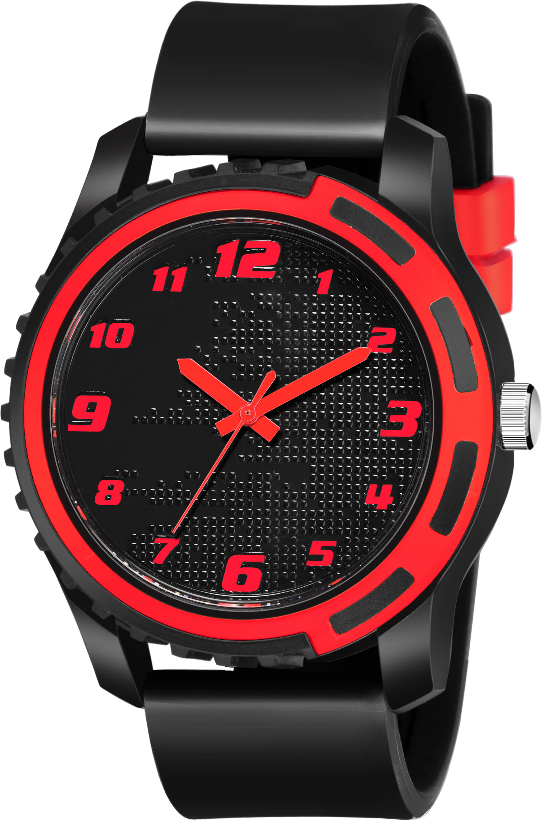     			Trex Black Silicon Analog Men's Watch