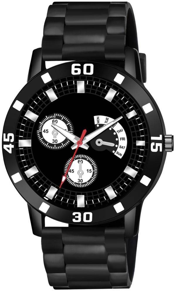     			Trex Black Silicon Analog Men's Watch