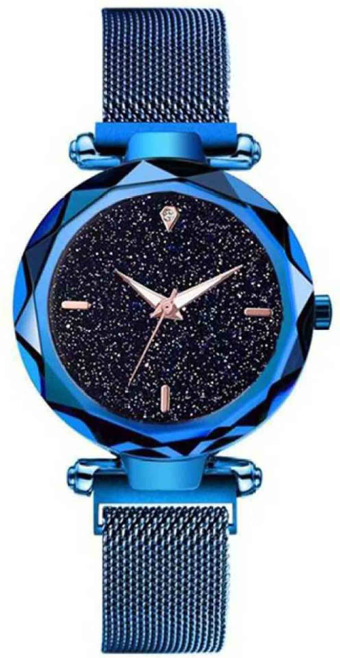     			Trex Blue Metal Analog Womens Watch