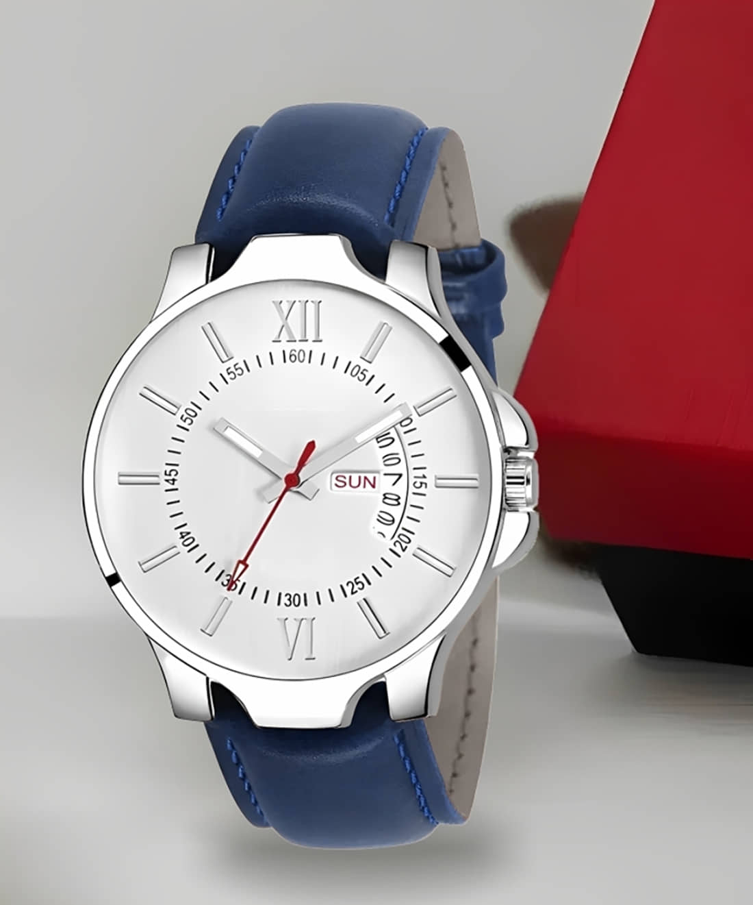 Trex Blue PU Analog Men's Watch