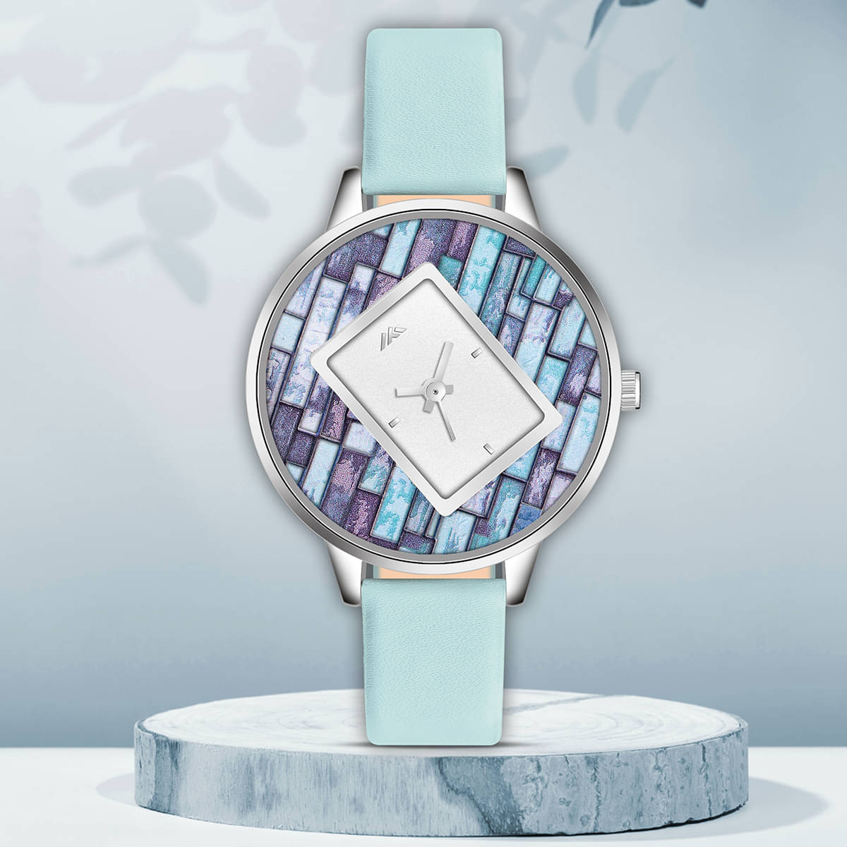     			Trex Blue PU Analog Men's Watch