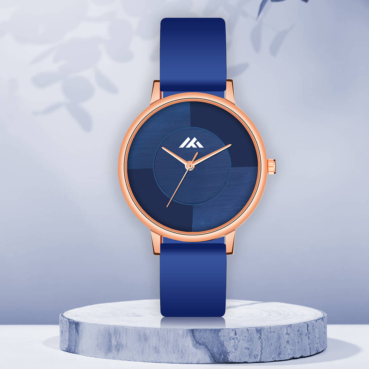 Trex Blue Silicon Analog Womens Watch