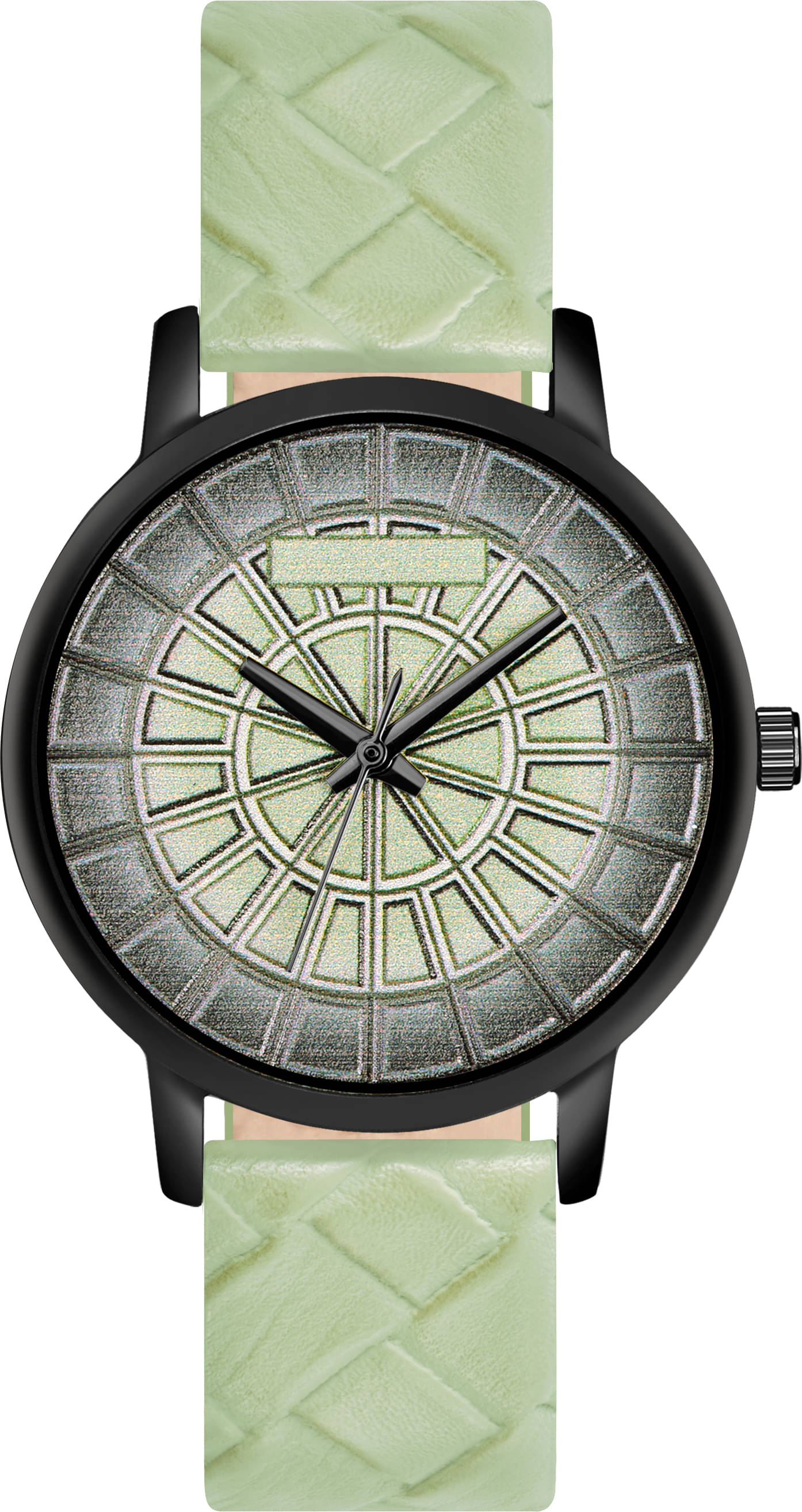     			Trex Green PU Analog Men's Watch