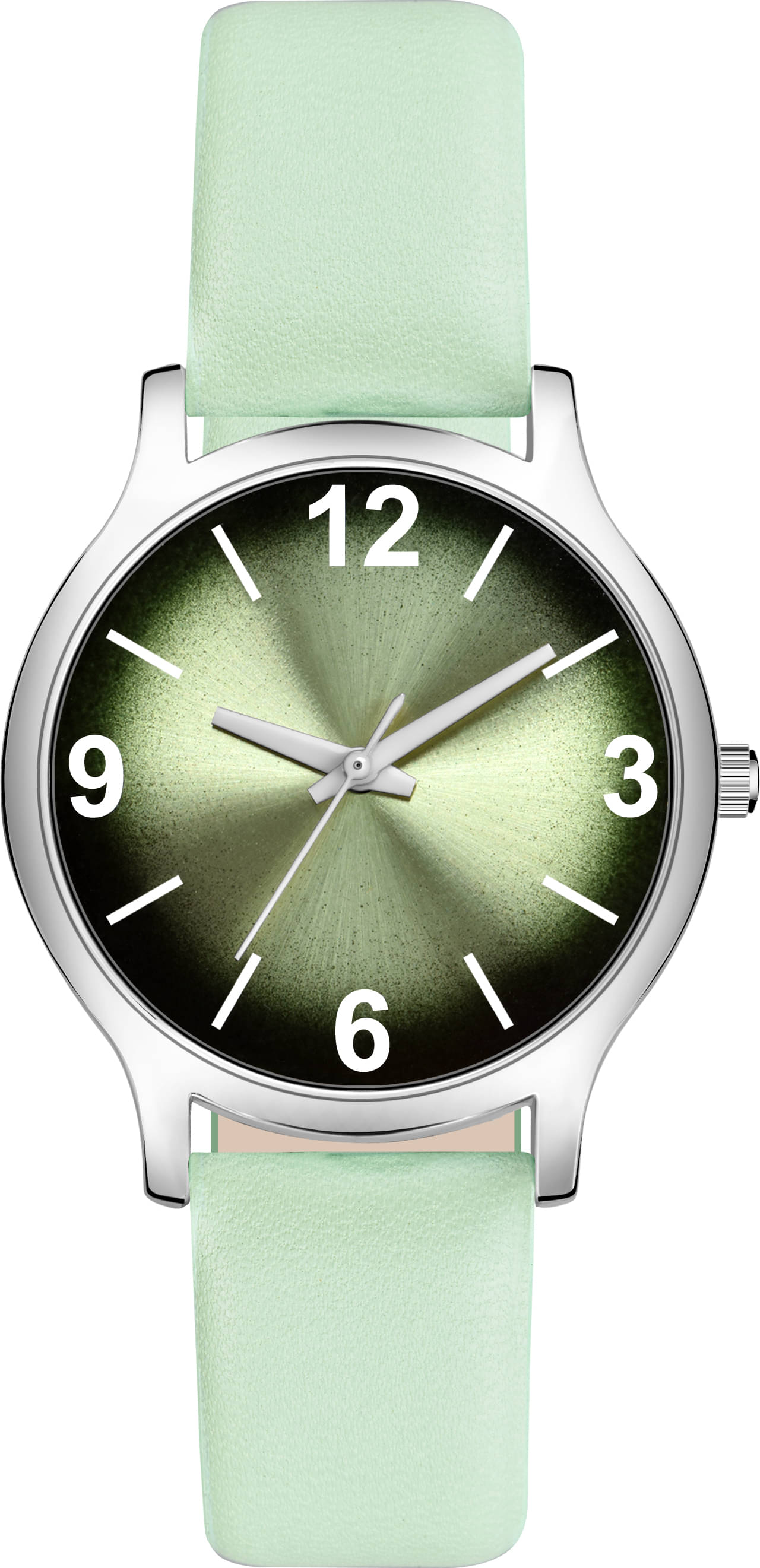     			Trex Green PU Analog Womens Watch