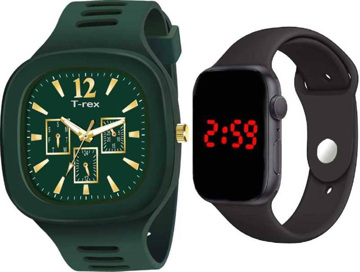     			Trex Green Silicon Analog-Digital Men's Watch