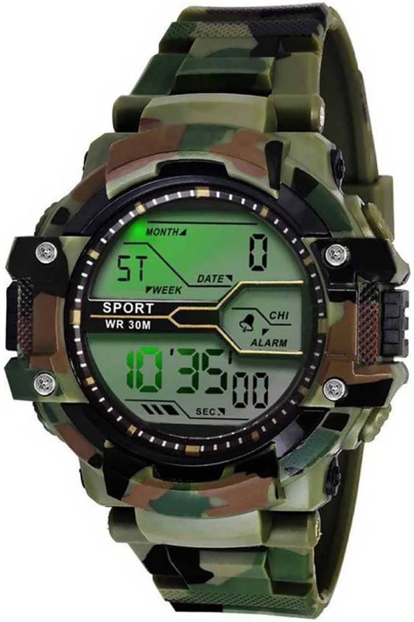     			Trex Green Silicon Digital Men's Watch