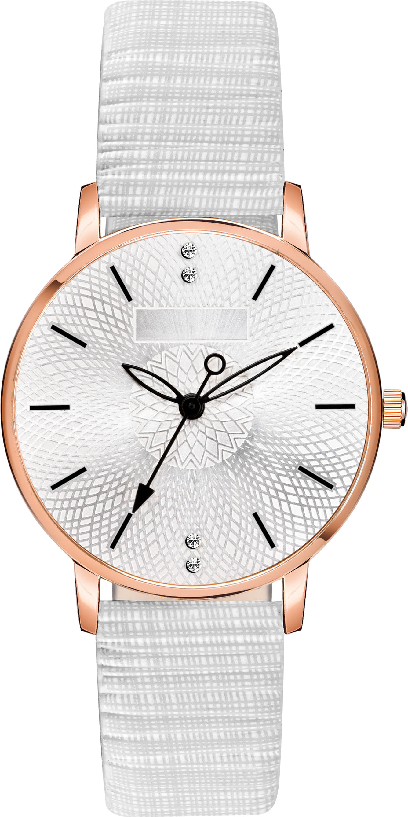     			Trex Light Grey PU Analog Men's Watch