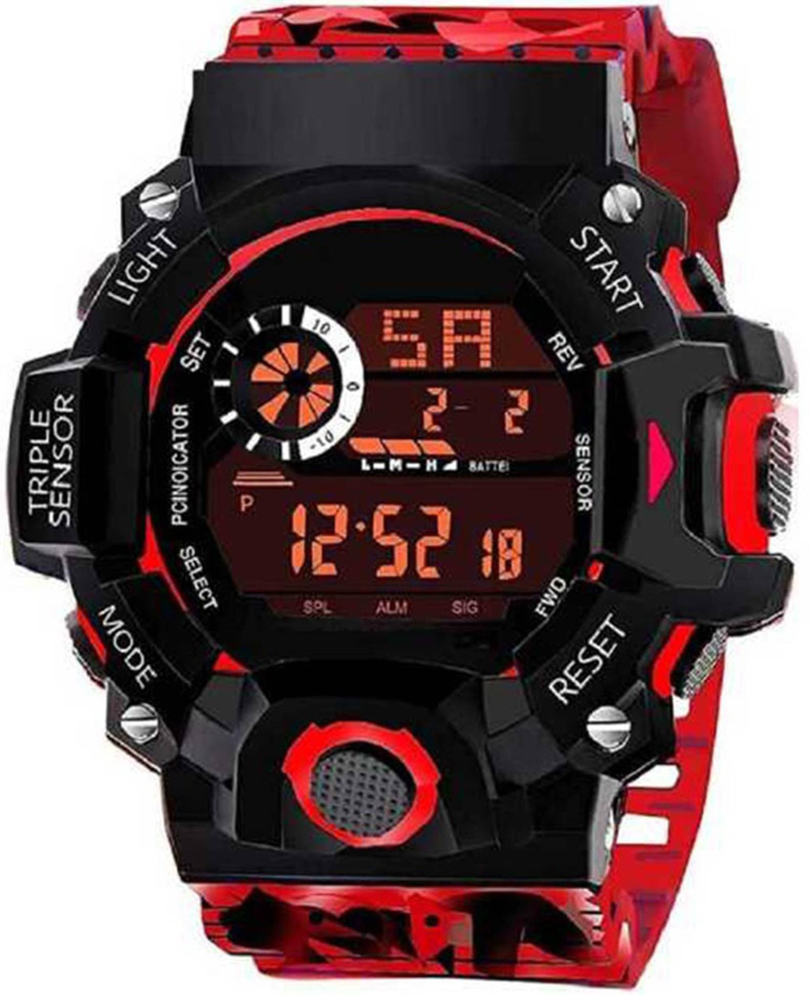     			Trex Multicolor Silicon Digital Men's Watch