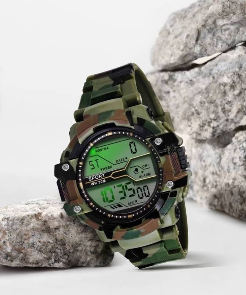     			Trex Multicolor Silicon Digital Men's Watch