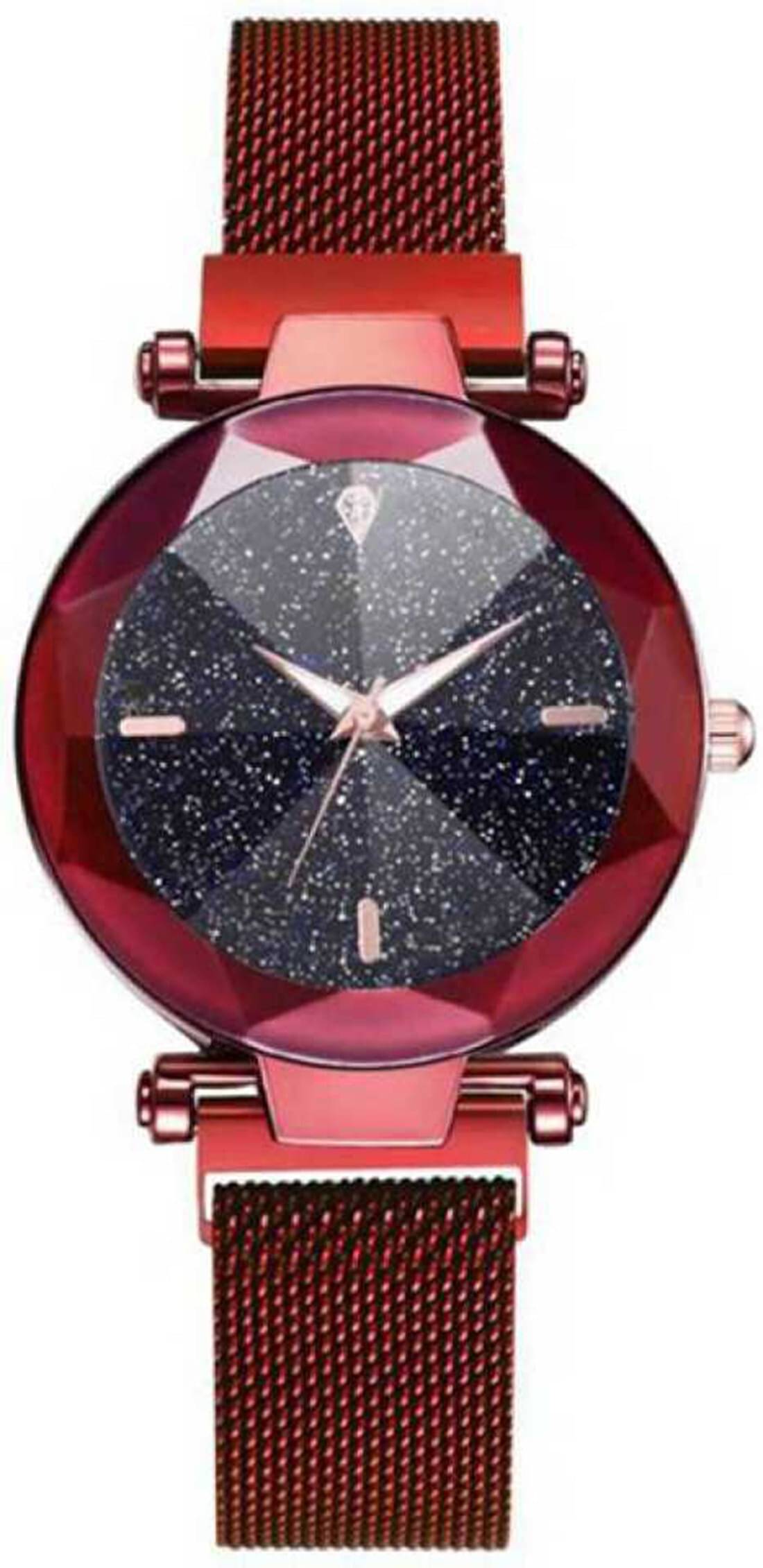     			Trex Red Metal Analog Womens Watch