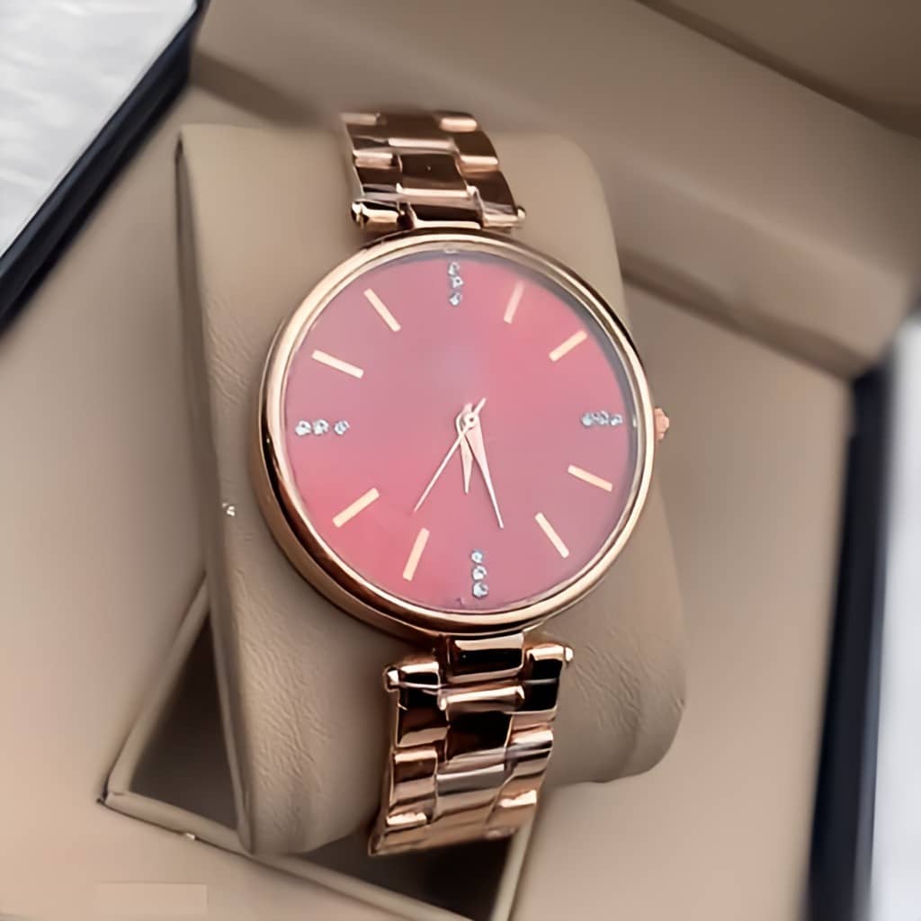 Trex Rose Gold Stainless Steel Analog Womens Watch