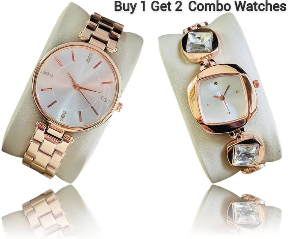 Trex Rose Gold Stainless Steel Analog Womens Watch