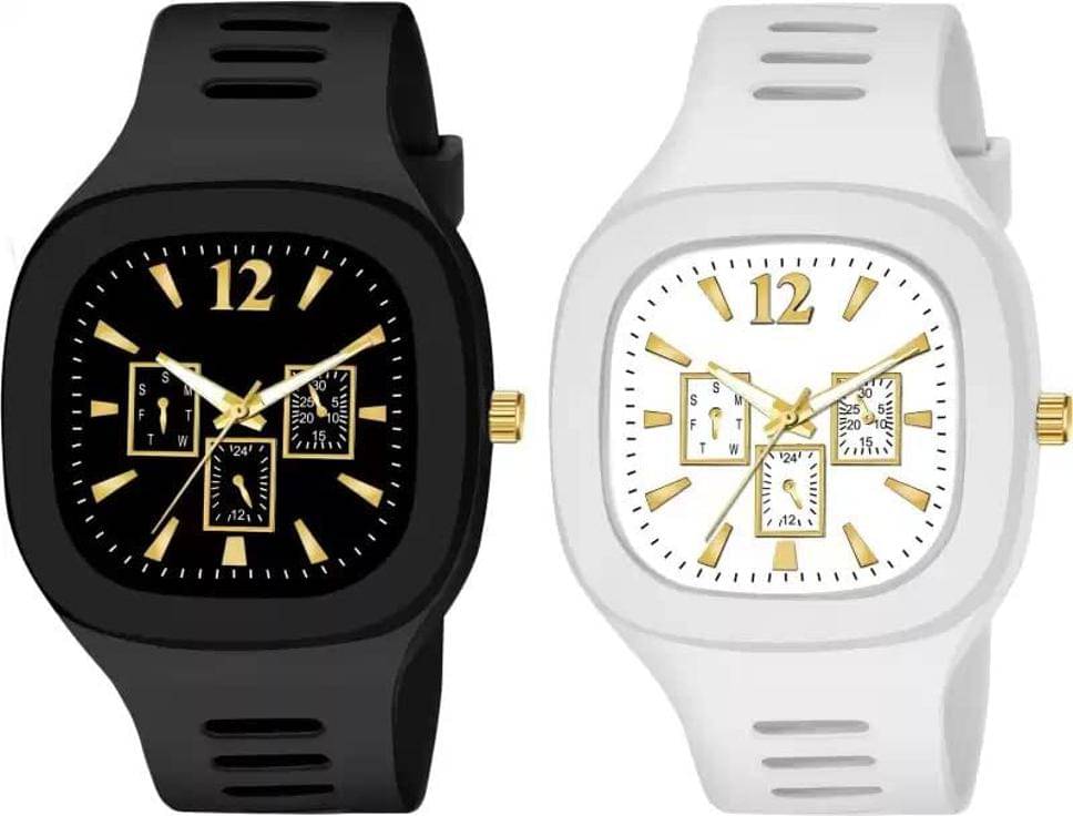     			Trex White Silicon Analog Men's Watch