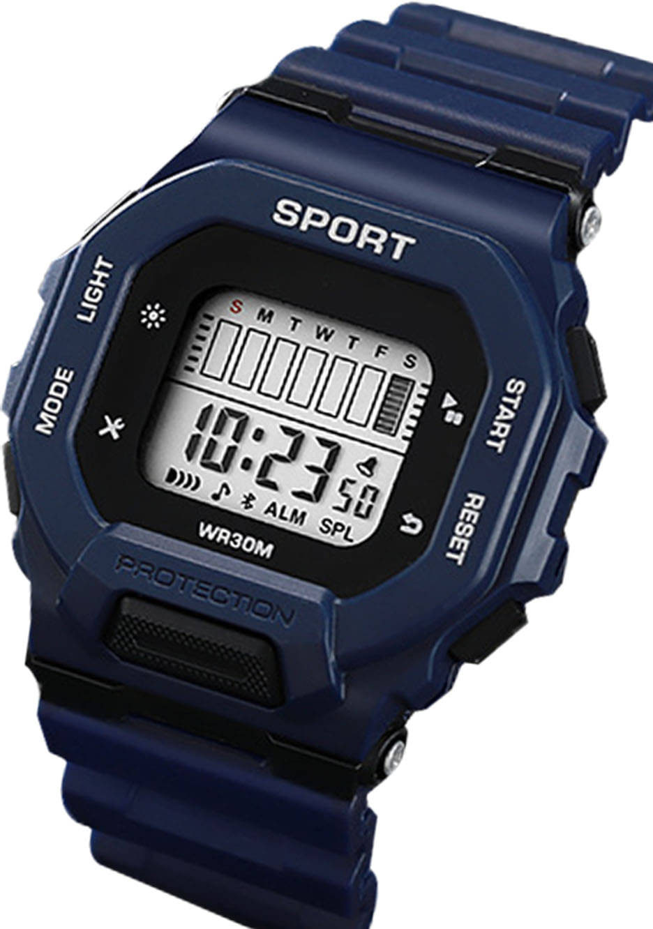     			Trex Yellow Silicon Digital Men's Watch