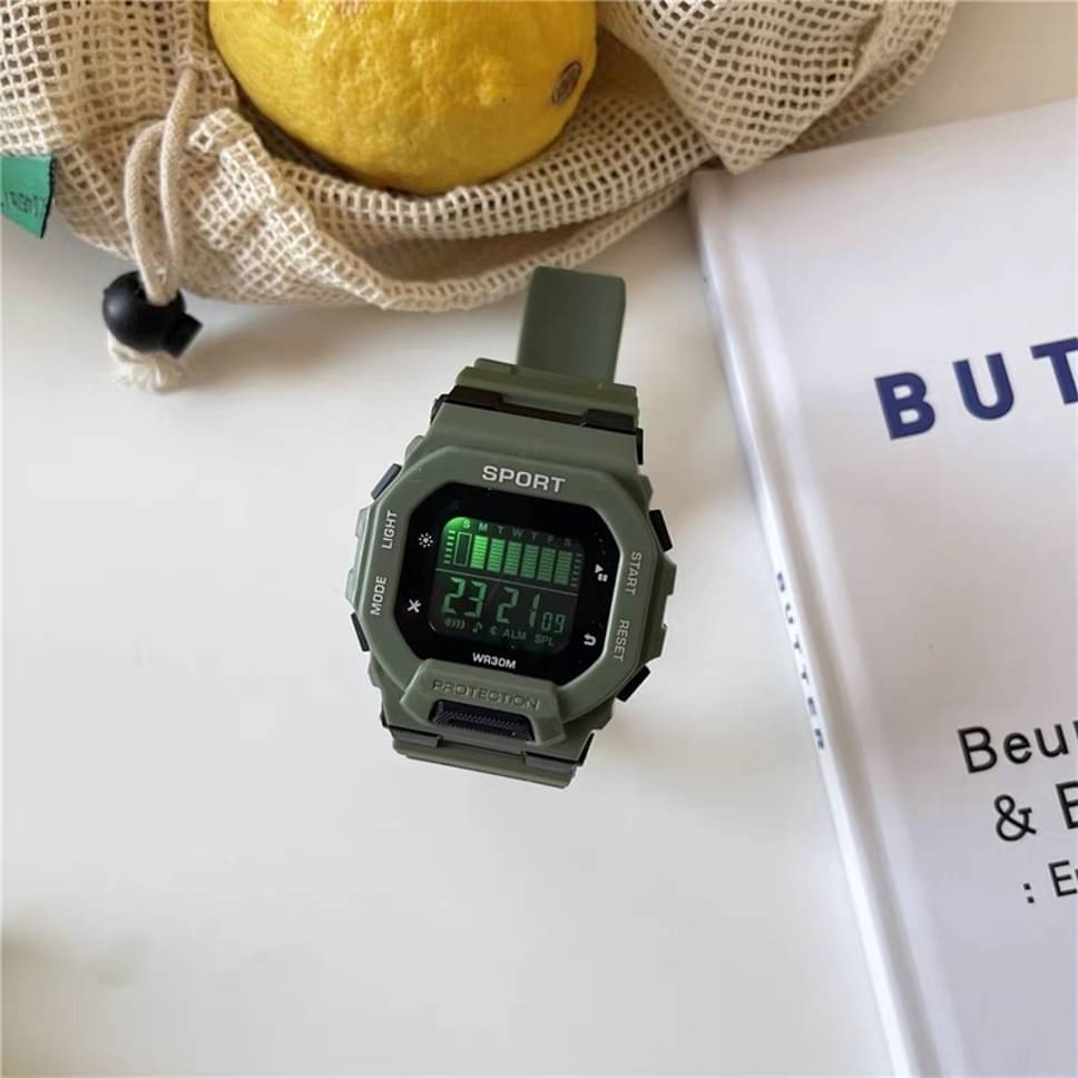     			Trex Yellow Silicon Digital Men's Watch