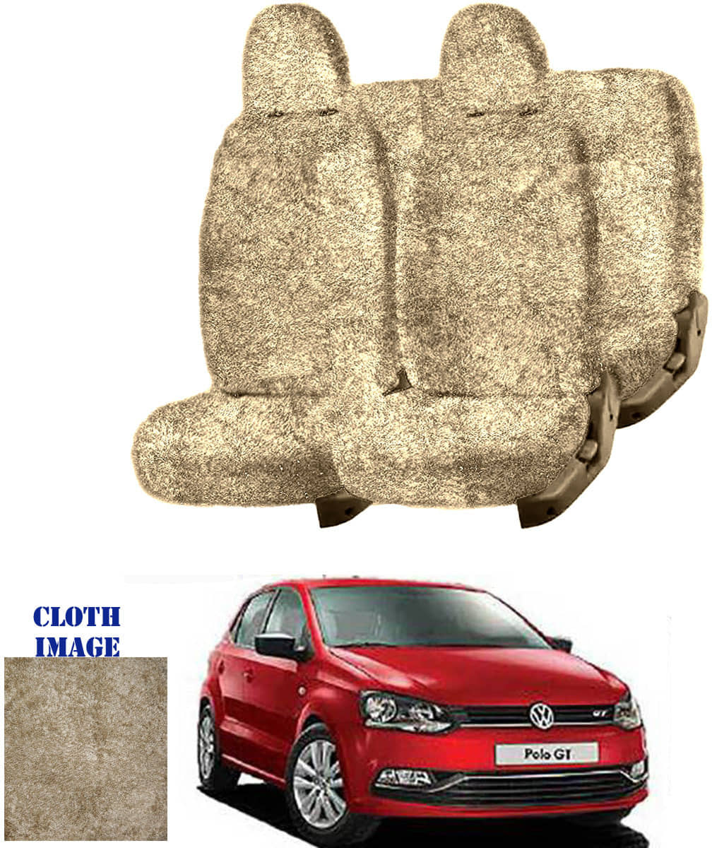 Volkswagen Polo Beige 5 Seater Car Seat Cover