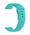 ACM Watch Strap Silicone Belt 22mm compatible with Timex Iconnect Edge Smartwatch Sports Band Light Blue