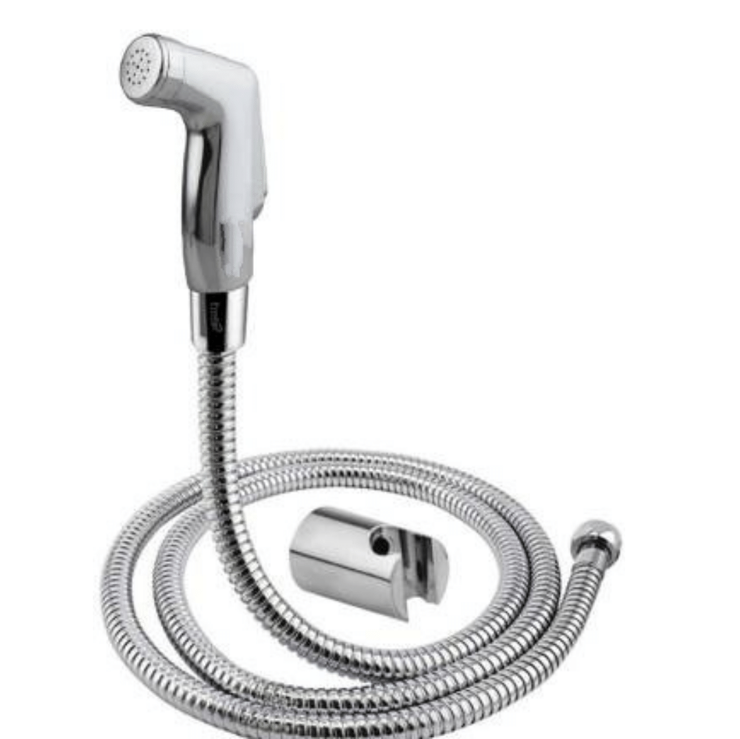     			BATHONIX ABS Hindware Health Faucet with 1m HosePipe & Hook Plastic(ABS) Health Faucet (Water Sprayer)