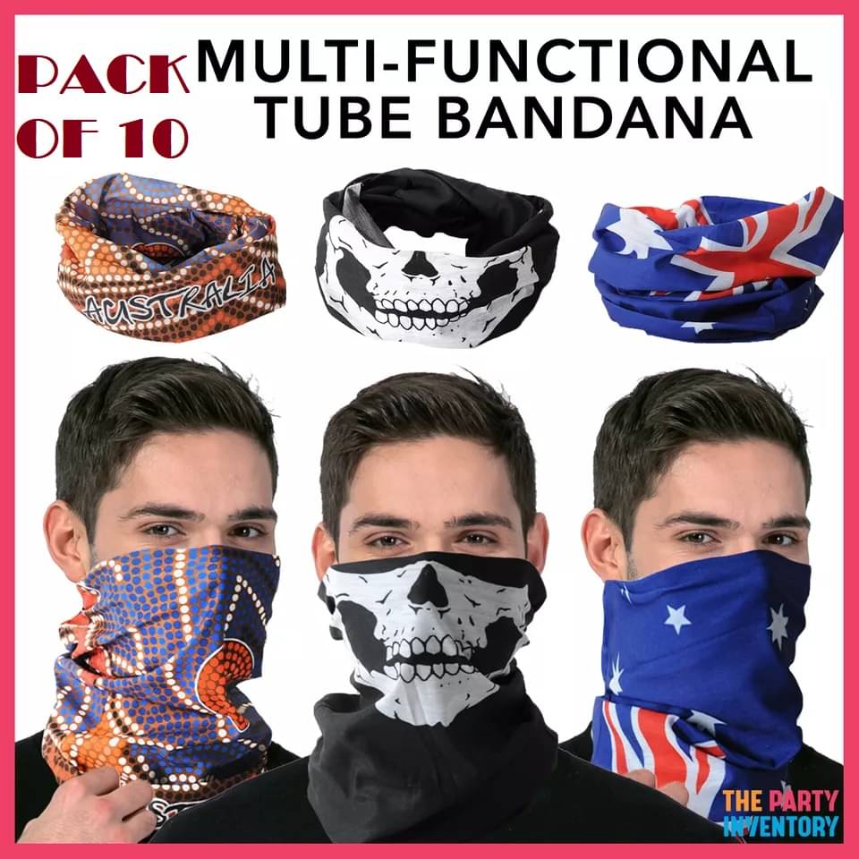 D1 DIFFERENT ONE Pack of 10 Polyester Men's Headwrap ( Multicolor ) D1 DIFFERENT ONE Pack of 10 Polyester Men's Headwrap ( Multicolor )