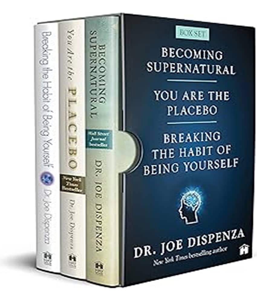 Dr. Joe Dispenza Box Set: Becoming Supernatural, You Are the Placebo, Breaking the Habit of Being Yourself Paperback – 1 July 2022 - Stationery | Buy online on ZillyBuy
