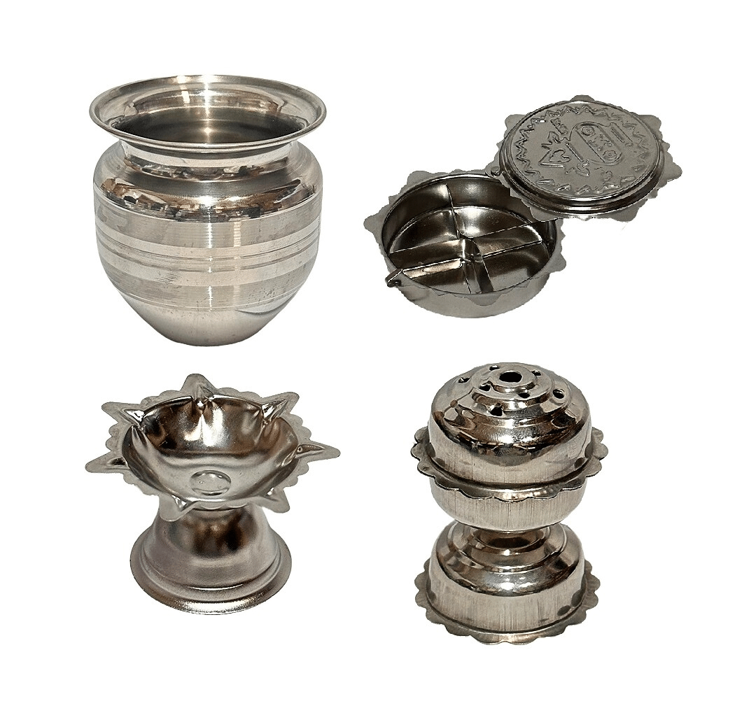     			Dynore Pooja Lota 4 Pcs Pooja Tools ( Pack of 4 )