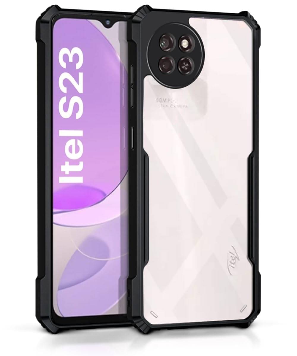 Finaux Plain Cases Compatible For Polycarbonate Itel S23 ( Pack of 1 ) Finaux Plain Cases Compatible For Polycarbonate Itel S23 ( Pack of 1 )